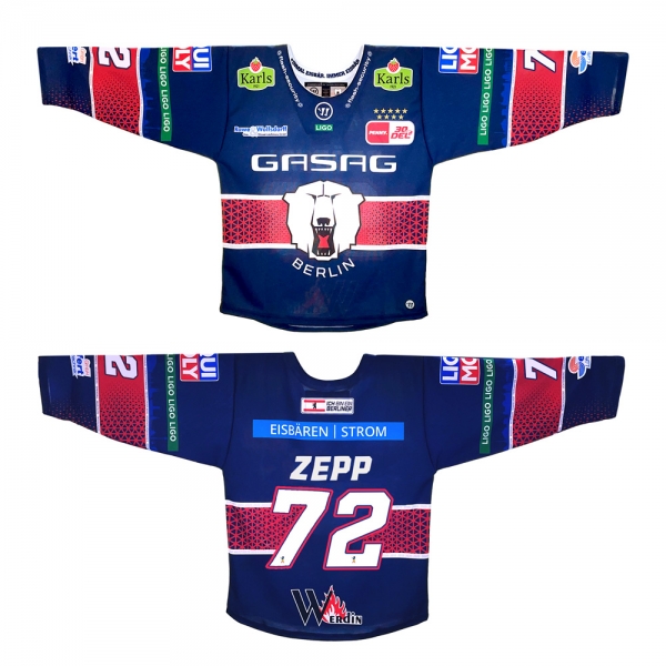 Eisbären Berlin - Fan Trikot - 72 Rob Zepp - Ehrentrikot | Rob Zepp ...