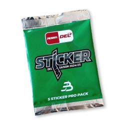 DEL Playercards - Sticker 2024-25 - 1er Pack mit 5 Sticker