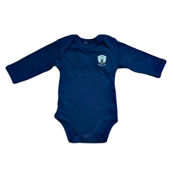 Eisbären Berlin - Langarm Baby Body - 3-6 Monate - 60-66cm - Dunkelblau