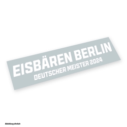 Eisbären Berlin - Meister 2024 Heckscheibenaufkleber - Schriftzug