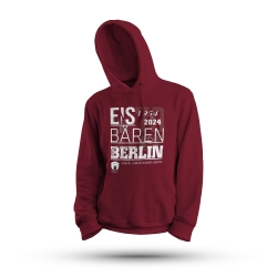 Eisbären Berlin - Hoodie weinrot - 70 Jahre