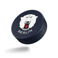 Eisbären Berlin - Puck - BLAU - Logo Bärenkopf