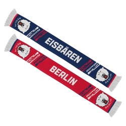 Eisbären Berlin - Fan Schal - Blau-Rot Schriftzug