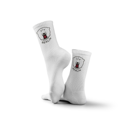 Eisbären Berlin - Tennissocken - weiß - Logo - 31-34